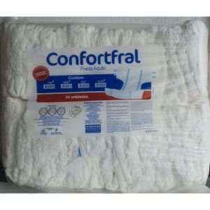 kit 150 fraldas descartáveis geriátrica segunda linha