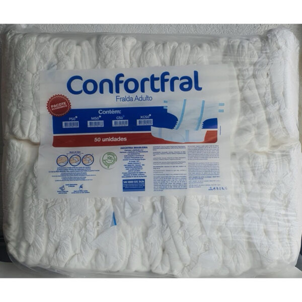kit 150 fraldas descartáveis geriátrica segunda linha