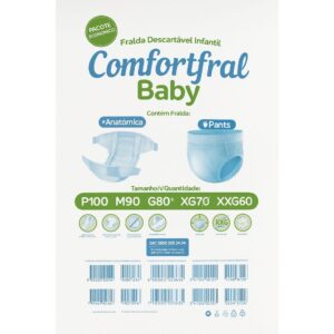 kit 2 pacote Fralda Descartavel Geriatrica Adulto Confort Master Pants Incontinência Severa G/EG 16 Unidades