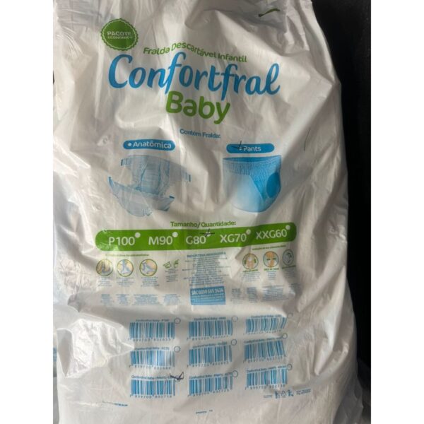 kit 2 pacote Fralda Descartavel Geriatrica Adulto Confort Master Pants Incontinência Severa G/EG 16 Unidades - Imagem 2