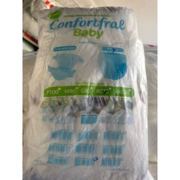 kit 2 pacote Fralda Descartavel Geriatrica Adulto Confort Master Pants Incontinência Severa G/EG 16 Unidades - Imagem 3