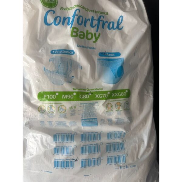 kit 2 pacote Fralda Descartavel Geriatrica Adulto Confort Master Pants Incontinência Severa G/EG 16 Unidades - Imagem 5