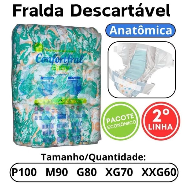 kit 2 pacote Fralda Descartavel Geriatrica Adulto Confort Master Pants Incontinência Severa G/EG 16 Unidades - Imagem 13