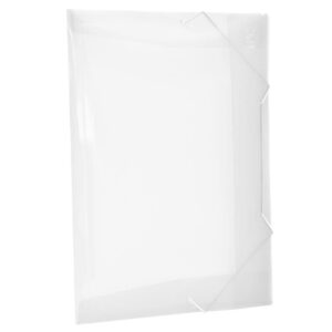 Pasta 332mm X 232mm Transparente KAZ Branco/Preto