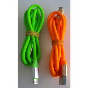 Cabo USB V8 Verde/Laranja 2M
