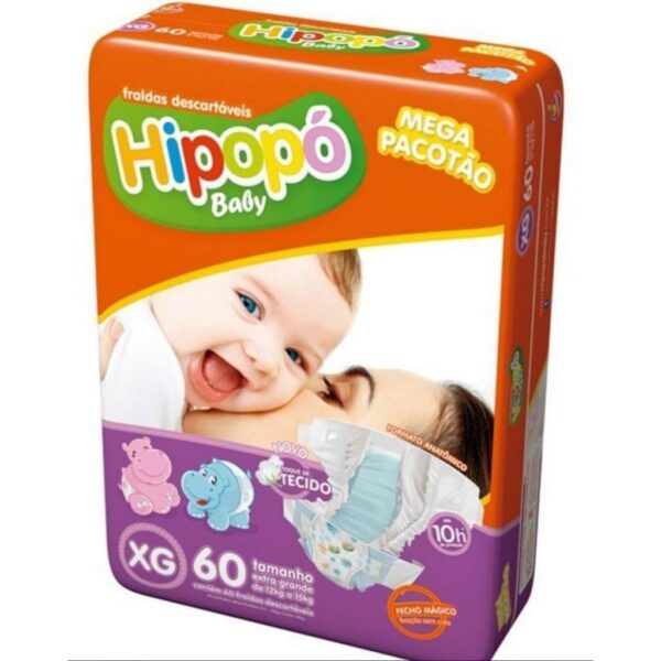 Fralda infantil - hipopó - Imagem 4