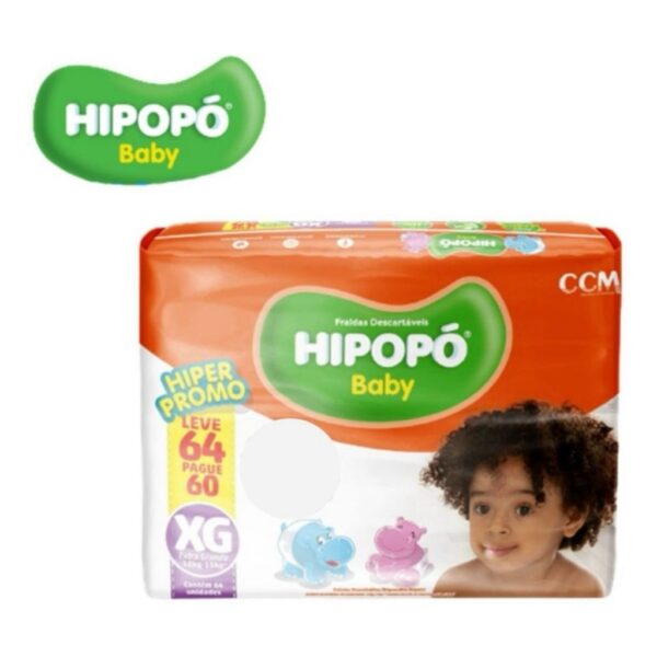 Fralda infantil - hipopó - Imagem 5