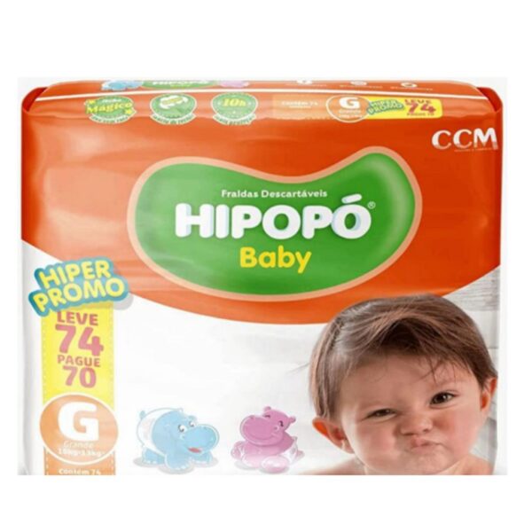 Fralda infantil - hipopó - Imagem 8