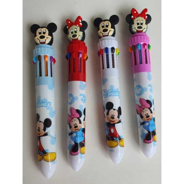 Caneta 6 Cores Unicornio e Mickey - Imagem 2