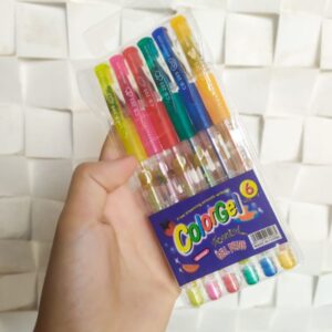 Caneta Gel Perfumadas ColorGel 6 cores