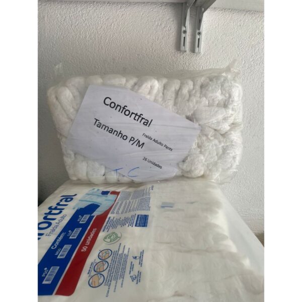 kit 2 pacote Fralda Descartavel Geriatrica Adulto Confort Master Pants Incontinência Severa G/EG 16 Unidades - Imagem 86