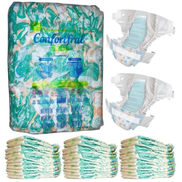 kit 2 pacote Fralda Descartavel Geriatrica Adulto Confort Master Pants Incontinência Severa G/EG 16 Unidades - Imagem 89