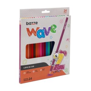 Lápis De Cor 24 Cores Wave