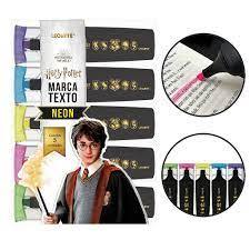 Marca Texto Neon Harry Potter 5 cores